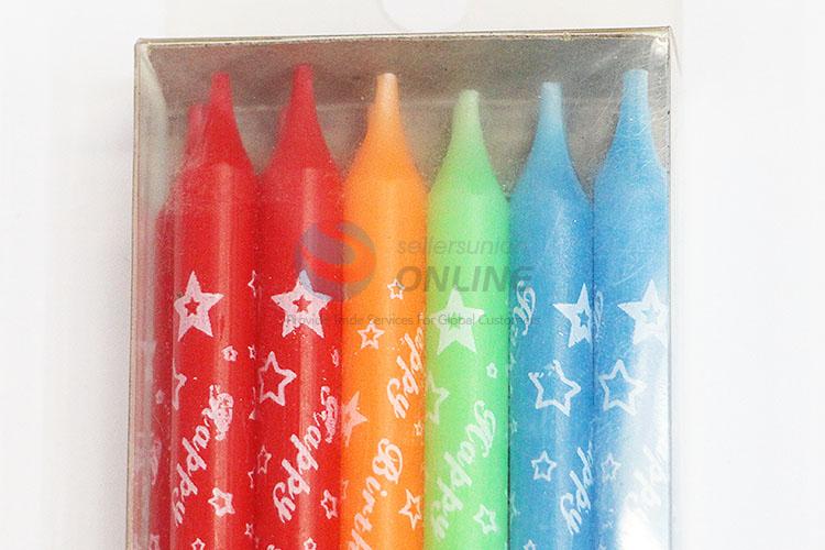 Factory Direct Colorful Party Candle Happy Birthday Candles