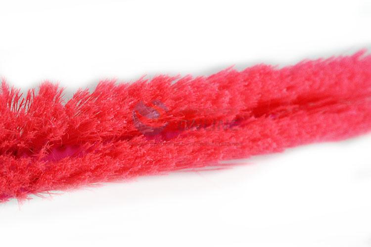 Cheap Price Rose Red Plastic Broom Head for Sale