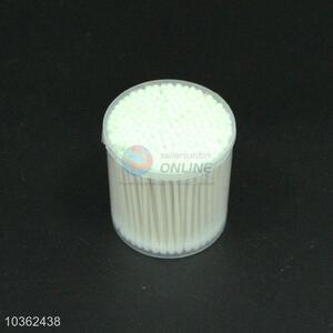 Wholesale 200pcs round box wooden handle cotton swabs