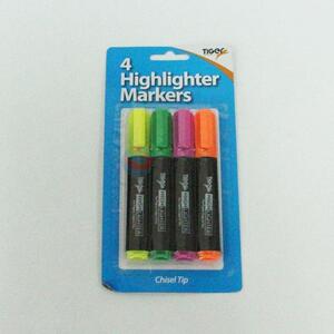 Fashion Style 4pc Fluorescent Pen Highlighter Marker Pens