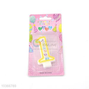 Factory Wholesale Numeral Candles/Number 1 Birthday Candle for Sale