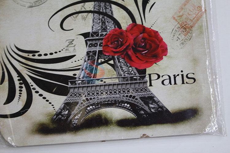 Classy design Eiffel&rose pattern placemat