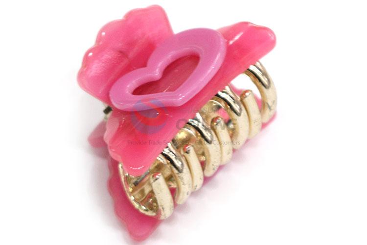 Cheap Heart Pattern Hair Claw Mini Hair Accessories