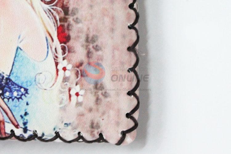 Top quality great girl pattern pu coin purse