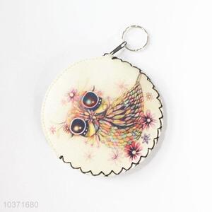 Colorful best owl pattern pu coin purse