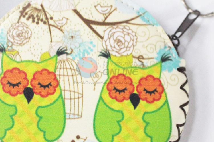 High sales useful owl pattern pu coin purse