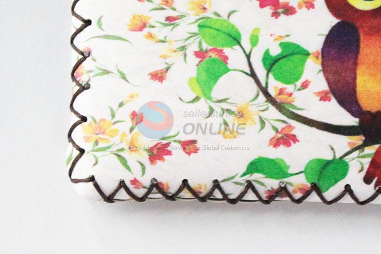 New product top quality owl pattern pu coin purse