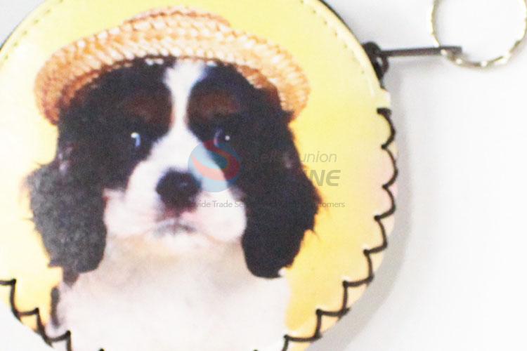 Cute best popular dog pattern round coin purse