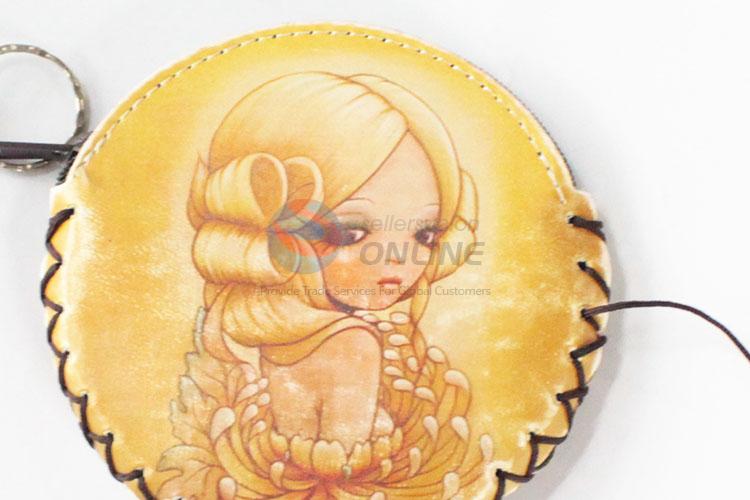 Best girl pattern round coin purse