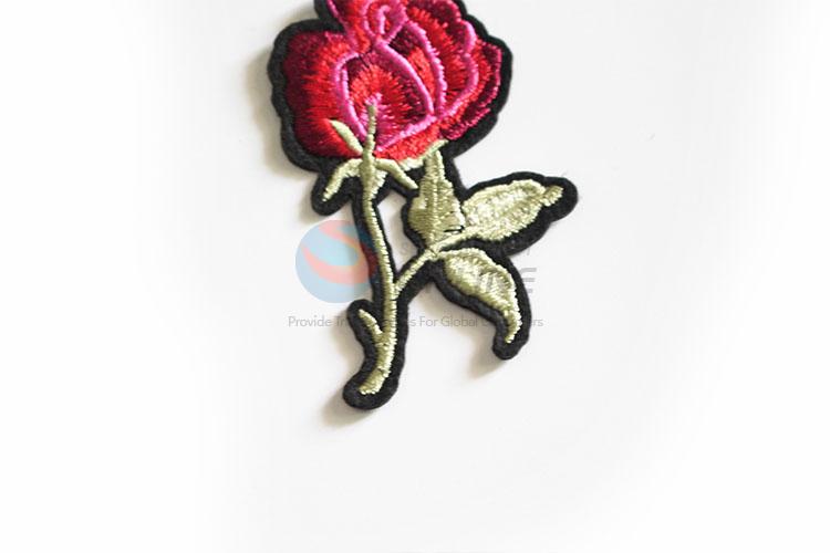 Promotional Gift DIY Exquisite Flower Embroidered Sew On Patch