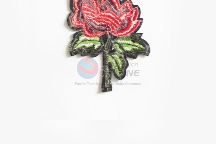 New Arrival Flower Embroidery Patch For Cloth