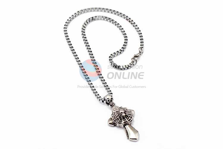 Cross Pendant Punk Zinc Alloy jewellery Necklace