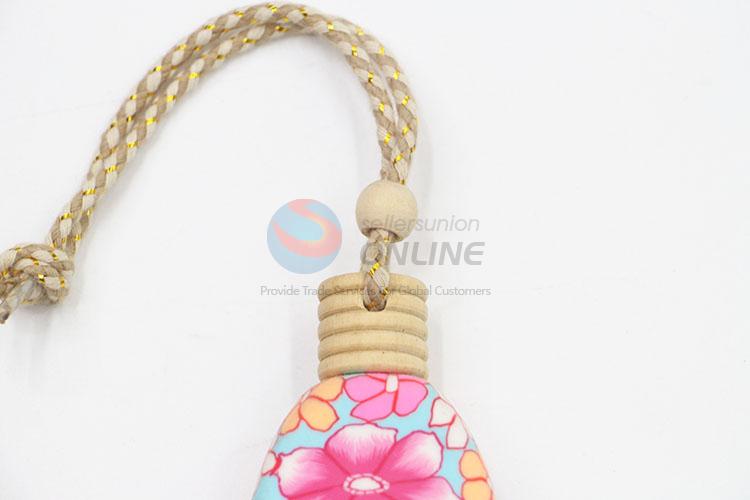 Pretty Cute Mini Ceramic Bottle Hanging Car Perfume