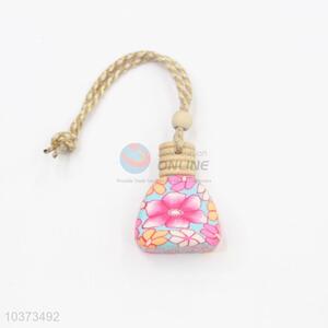 Pretty Cute Mini Ceramic Bottle Hanging Car Perfume