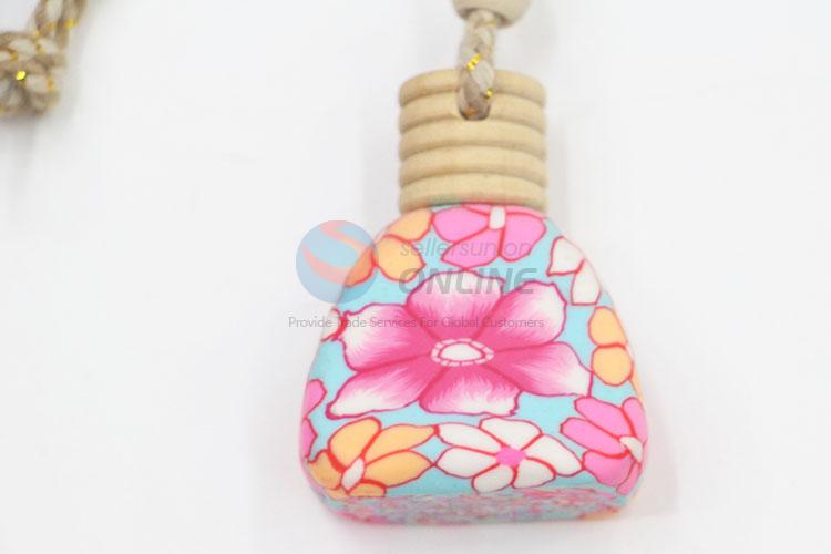 Pretty Cute Mini Ceramic Bottle Hanging Car Perfume