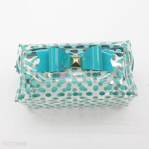 Lovely colorful wave point cosmetic bag