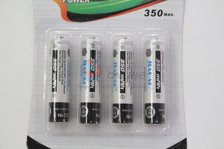 Factory direct 350mah AAA rechargeable battery 