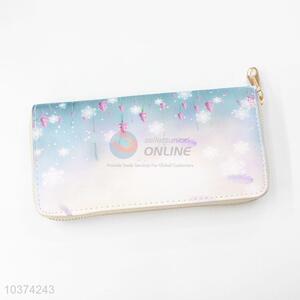 New Trendy Pu Leather Long Purse