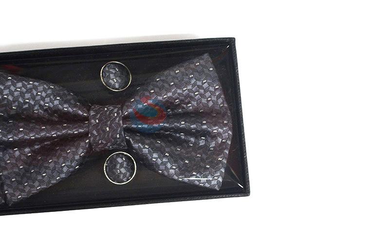 Factory promotional price printed bow tie for men