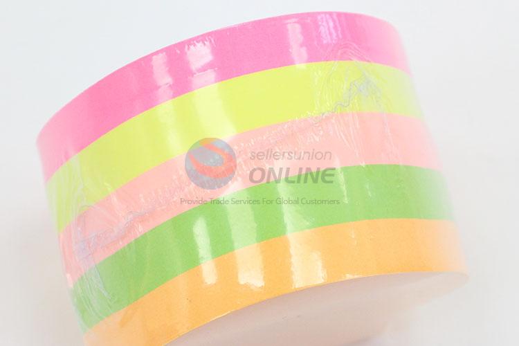 200pcs Colorful Fluorescent Sticky Notes Set