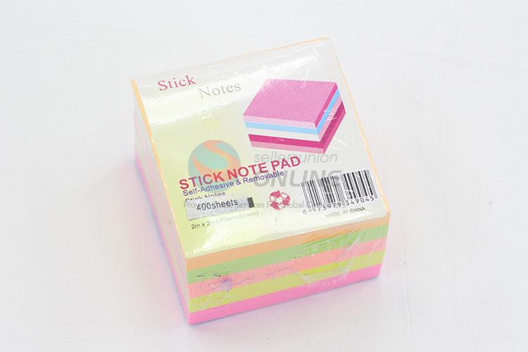 200pcs Colorful Fluorescent Sticky Notes Set