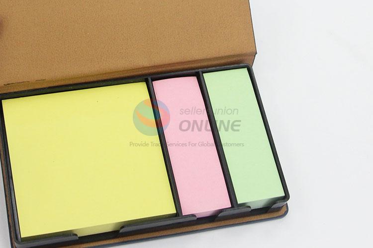 China Supply Sticky Notes Set With PU Cover