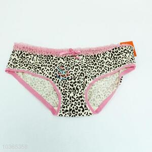 Sexy soft leopard printed lady underpant