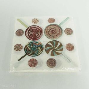 Wholesale Nice Lollipop Pattern 20pcs Napkin for Sale