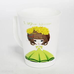 Lovely Girls Printed  Drink Cup Plastic Mug Cup