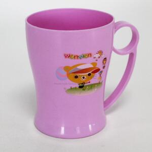 Cartoon purple plastic mug plastic water cup