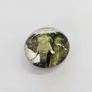 Elephant Glass Decorations Fridge Magnet Sticker
