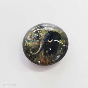 Elephant Glass Decorations Fridge Magnet Sticker