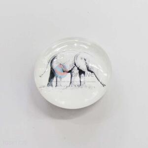 Elephant Glass Decorations Fridge Magnet Sticker