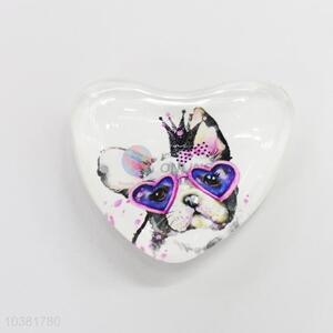 Fuuny Dog Glass Decorations Fridge Magnet Sticker