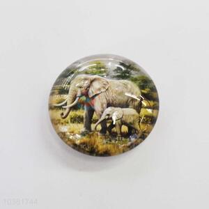 Elephant Glass Decorations Fridge Magnet Sticker