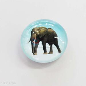 Elephant Glass Decorations Fridge Magnet Sticker