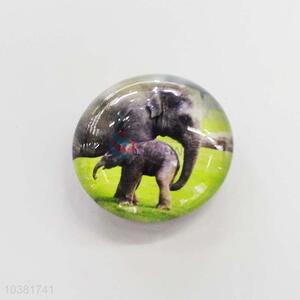 Elephant Glass Decorations Fridge Magnet Sticker