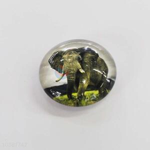 Elephant Glass Decorations Fridge Magnet Sticker
