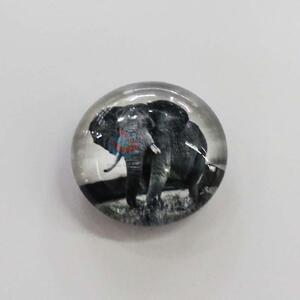 Elephant Glass Decorations Fridge Magnet Sticker