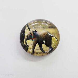 Elephant Glass Decorations Fridge Magnet Sticker