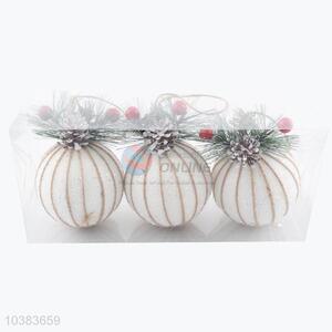 Wholesale Line Pattern Christmas Ball Christmas Decoration Tree Ornament