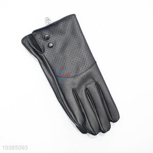 Best selling breathable glove winter warm women pu gloves