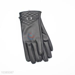 Woman PU Gloves Leather Driver Gloves