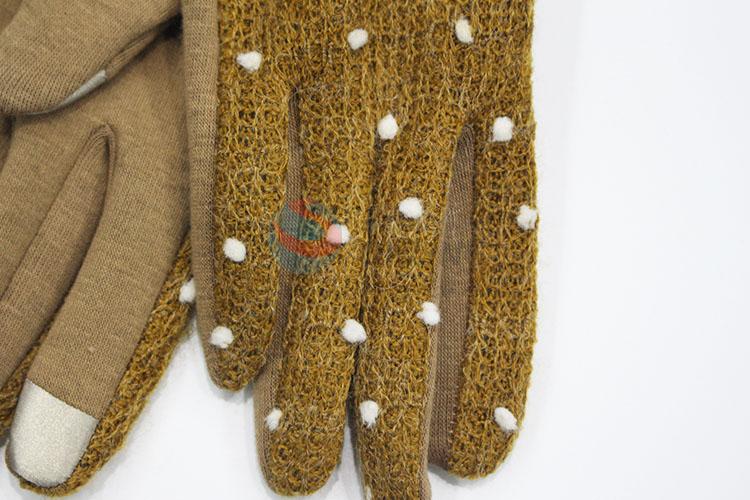Popular winter warm women gloves