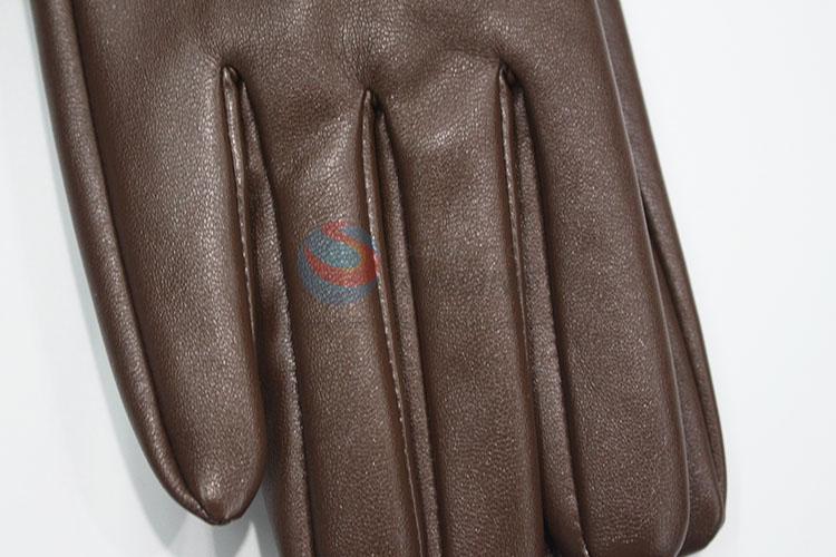 Fashion Driving Women PU Leather Gloves