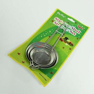 3pc/set Iron Oil Strainer for Kitchen