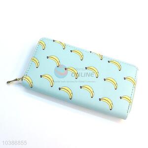 Wholesale women wallet/purse with banana pattern