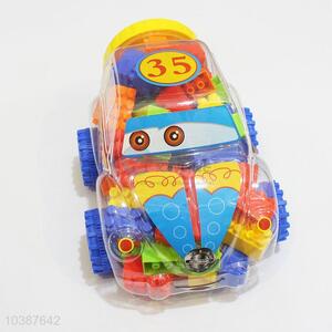 65-75Pcs/Set Old Car Shaped Plastic Model Toys for Kids