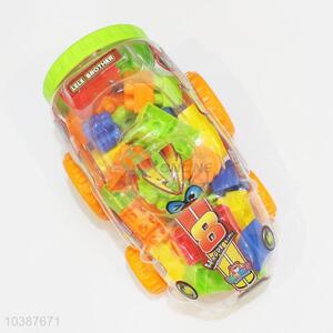 50-60Pcs/Set Plastic Multi-color Sport Car Creative Building Blocks Educational Toys