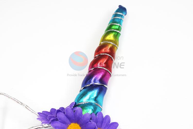 Colorful Unicorn Design Party Hair Clasp For Children